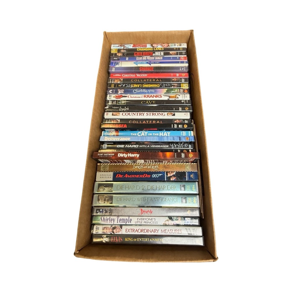 Mixed Brand DVD Movie Lot Unisex OS Multi Genre Action Drama Comedy Workwear